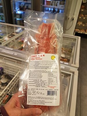 vegan 'lobster' (euw!) at Veggie4U in The Hague