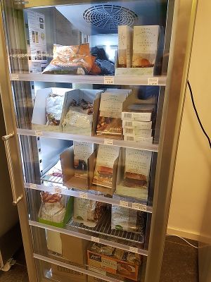 freezer at Veggie4U in The Hague