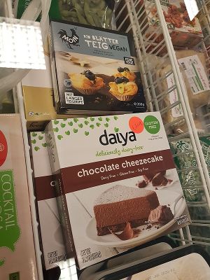 daiya vegan cheesecake at Veggie4U in The Hague