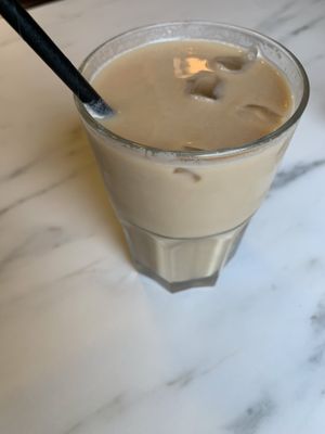 Iced coconut milk latte  at Grilko in Wokingham