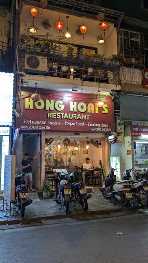 Exterior at Hong Hoai's Restaurant in Hanoi