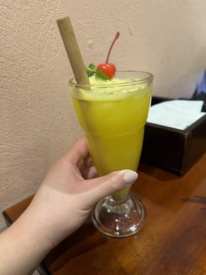 Pineapple juice   at Hong Hoai's Restaurant in Hanoi