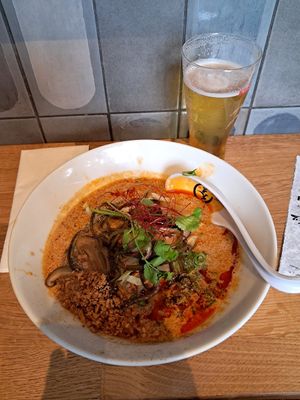 Miso ramen at Tensai Ramen in Rotterdam