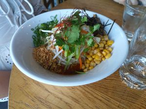 Soupless vegan tan tan men at Tensai Ramen in Rotterdam