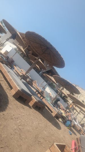 From the outside at El Verano Beach House in Rhodes