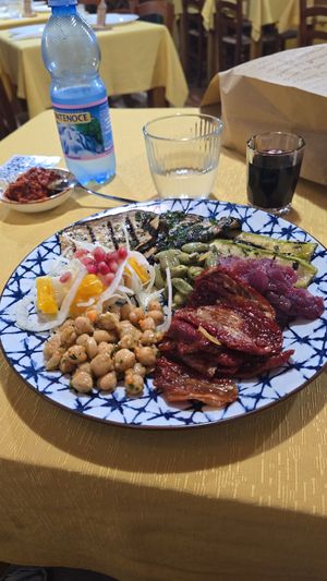 Verdure miste at La Cantina in Cosenza