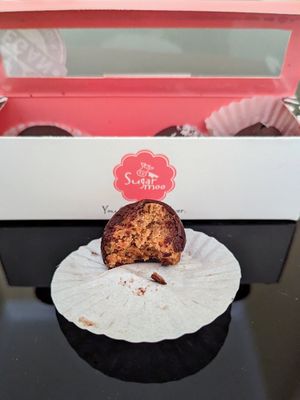 Peanut and chocolate vegan truffle at SugarMoo Desserts - Maybe closed in Muscat
