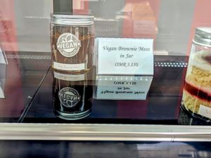 Vegan brownie mess in a jar at SugarMoo Desserts - Maybe closed in Muscat