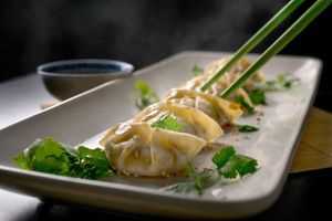 vegan potstickers at Yugirolls in Ottawa