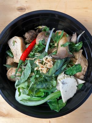 vegan pho at Yugirolls in Ottawa