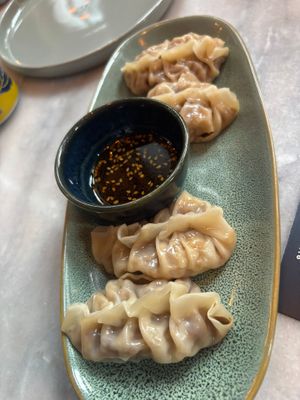 Gestoomde dumplings  at Bar Bao in Mechelen
