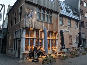 Beautiful building at Bar Bao in Mechelen