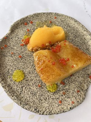 Vegan dessert 🌱  at Exantas Bar Restaurant  in Skiathos
