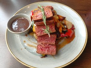 Redefine Meat Flank Steak at The Ash in Bremen