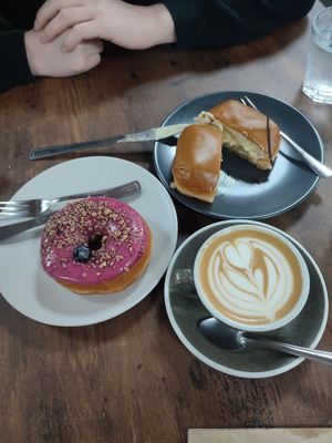 Doughnuts from doh at Three of Cups in Glasgow
