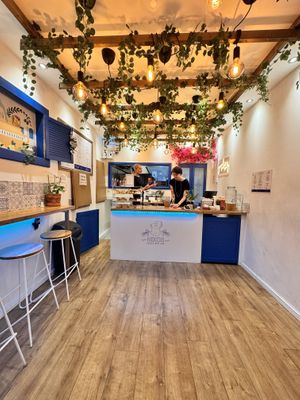 Inside   at Nixos Greek Street Food in Edinburgh