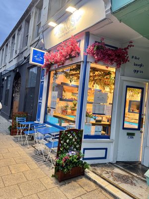 Outside   at Nixos Greek Street Food in Edinburgh