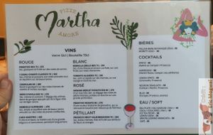 Drinks at Martha Pizze Amore in Paris