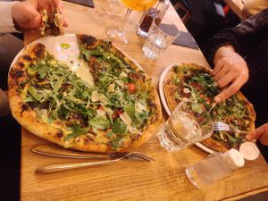 Baby at Martha Pizze Amore in Paris