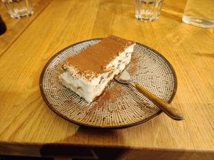 Tiramisu at Martha Pizze Amore in Paris