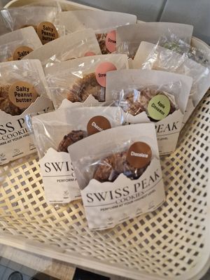 Cookies at Qraftwerk in Grindelwald