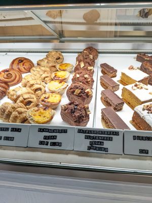 vegan options labelled at Qraftwerk in Grindelwald