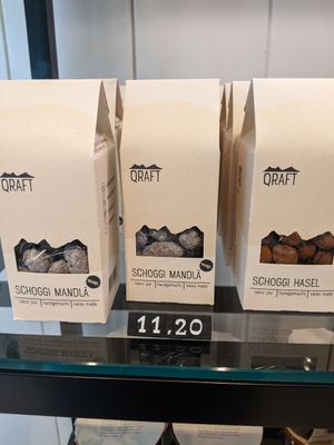 vegan goods to buy at Qraftwerk in Grindelwald