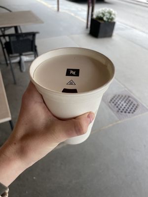 The hot chocolate - generous serving size!!  at Qraftwerk in Grindelwald