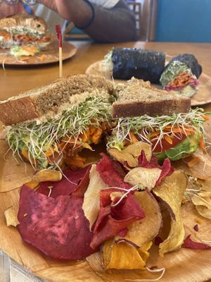 avocado sandwich  at Sweet Cane Cafe in Hilo