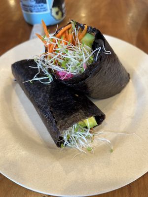 Raw nori wrap - surprisingly very filling   at Sweet Cane Cafe in Hilo