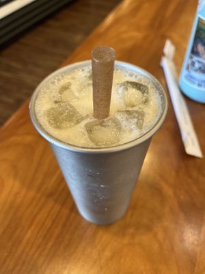 Coconut limeade cane juice   at Sweet Cane Cafe in Hilo