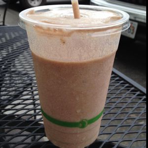 Durian/Cacao Smoothie at Sweet Cane Cafe in Hilo