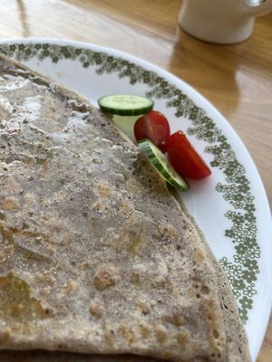 Vegan “italienne” crêpe  at Cafe Crêperie Of Elora in Elora