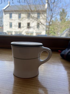 Oat milk cappuccino   at Cafe Crêperie Of Elora in Elora