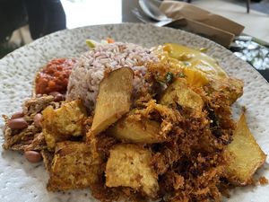 Spicy Sambal with some Food Nearby    at Tiny Food Cafe in Kuala Lumpur