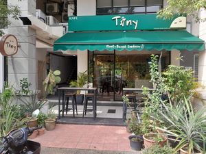 Shop front at Tiny Food Cafe in Kuala Lumpur