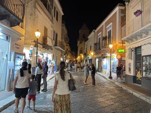 The street where the store is  at Maxistore Decò - Livio Munafò in Lipari