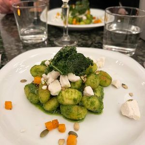 Pumpkin gnocchi   at Kirsikka in Helsinki