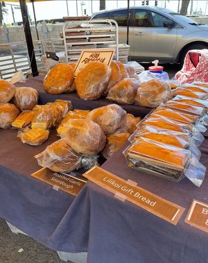 Bread selection: a lot are vegan!  at Baker Dudes in Honolulu