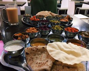 soo tasty and filling - thali at Thali NR Sweets Cafe in Penang