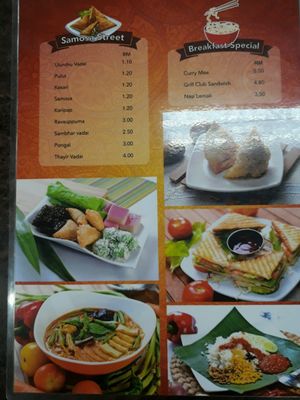 Special Dishes  at Thali NR Sweets Cafe in Penang