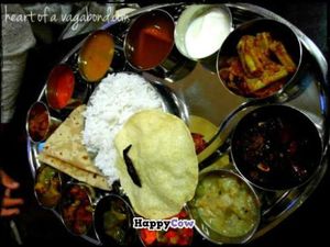 mega thali at Thali NR Sweets Cafe in Penang