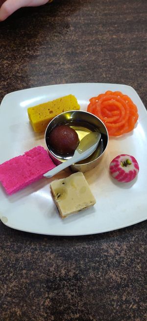 Variety of sweets (very sweet indeed!) at Thali NR Sweets Cafe in Penang