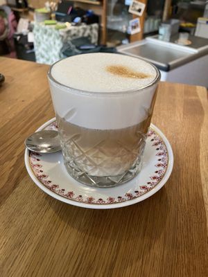 Latte macchiato   at Forest Park in Leipzig