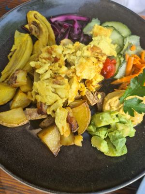 Forest park Frühstück vegan at Forest Park in Leipzig