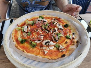 Vegane Pizza at Mondello in Ladenburg