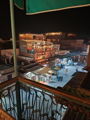 Rooftop view at Ayaso in Marrakech