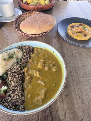 Chickpea curry   at Ayaso in Marrakech