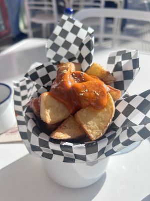 Patatas bravas  at Trasversal in Cadiz