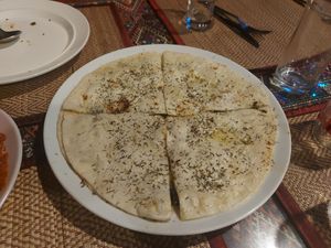 Spinach gozleme at Cafe Anatolia in Chiang Mai